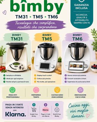 BIMBY TM31 TM5 TM6 con Garanzia
