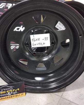 Cerchione in Acciaio 16 x 8 Nissan Mitsubishi