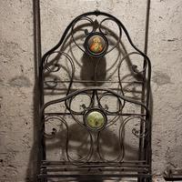 Letto in ferro battuto