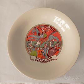 piatto da collezione autogrill 