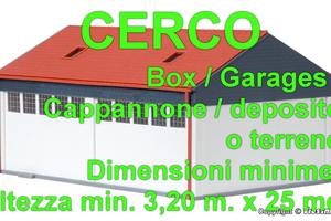 Box, Garages, Capannone, Deposito o Terreno