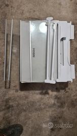 Luce interna e ripiani vetro per frigo Hotpoint 