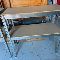Scaffale basso metallo come nuovo
