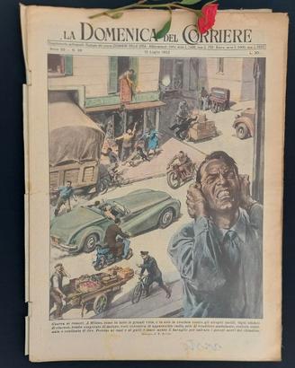 La Domenica del Corriere 12 luglio 1953 Valtellina