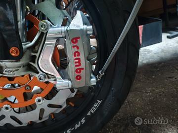 impianto frenante motard