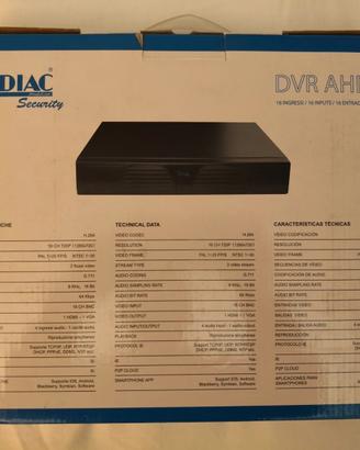 DVR AHD 16CANALI ZODIAC - CON ACCESSORI
