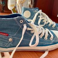 Sneakers Carrera 38 jeans azzurro lurex come nuove