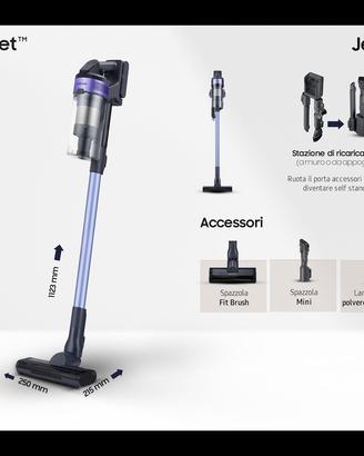 Aspirapolvere senza filo Samsung Jet 60 turbo 150