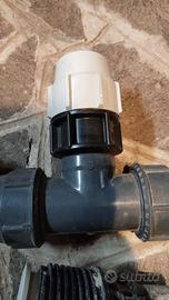 Manicotti A Compressione Pvc Per Tubi Polietilene