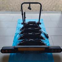 Portabici per gancio traino