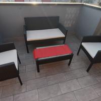 SET SALOTTINO DA ESTERNO