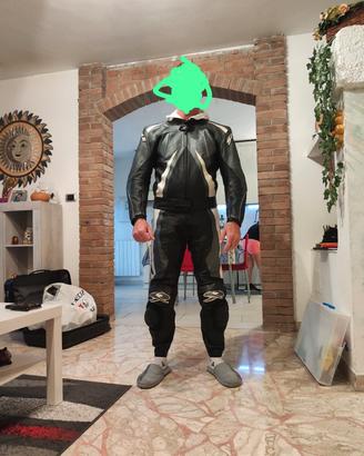 tuta moto spike nuova mai utilizzata