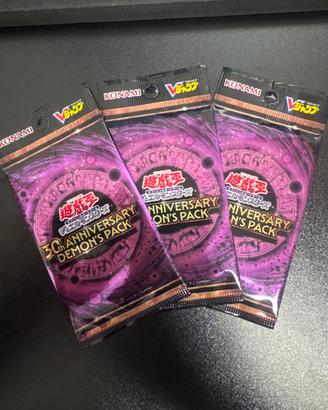 3 Bustine Yu-Gi-Oh! 30th Anniversary Demon’s Pack