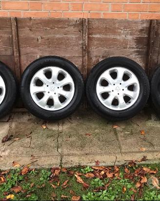 4 cerchi in lega originali pegeut 15’’ + gomme