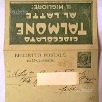 Regno 1921 Biglietto Postale intero 15 c. Talmone