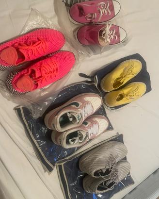 5 paia d scarpe