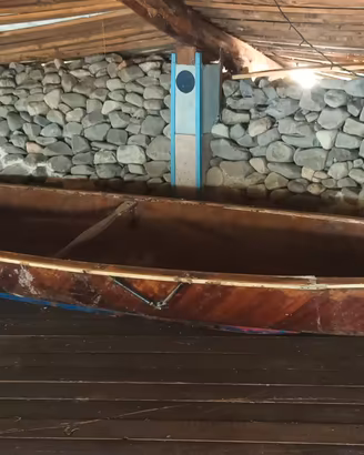 canoa in legno