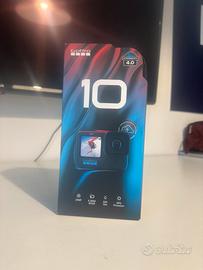 GoPro 10 black con accessori e custodia