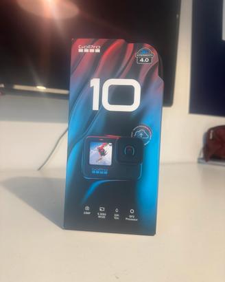 GoPro 10 black con accessori e custodia