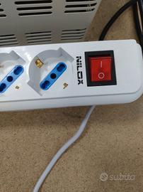 Ciabatta multipresa 16A bianca 