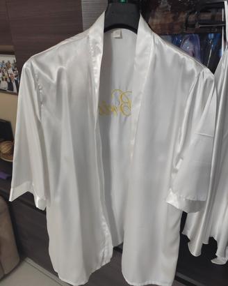 Vestaglia con sottoveste sposa