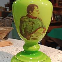 Lampada a petrolio con ritratto di Napoleone m