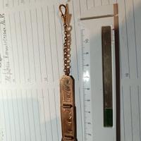 fob x orologio da tasca in argento dorato 