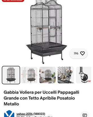 Gabbia per pappagalli 