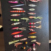 lotto artificiali per pesca verticale jig, blatte