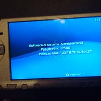 Sony PSP Slim Ice Silver 2004 wifi Custom Firmware