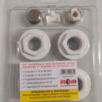 Kit univ.  radiatori ghisa diam. 1" attacco 1/2 
