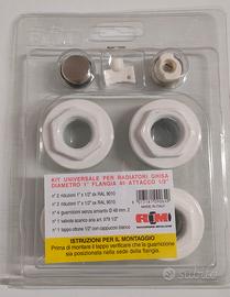 Kit univ.  radiatori ghisa diam. 1" attacco 1/2 