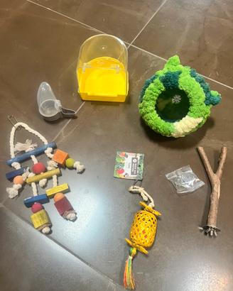 Accessori per pappagalli