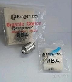 Kit KangerTech RBA + Kit Resistenze Cotone Bio