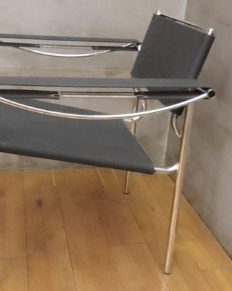 Sedia poltrona cuoio serie Spaghetti per Alias