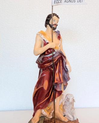 statuina di San Giovanni Battista 36 cm 