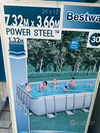 Piscina bestway 7,32m X 3,66m