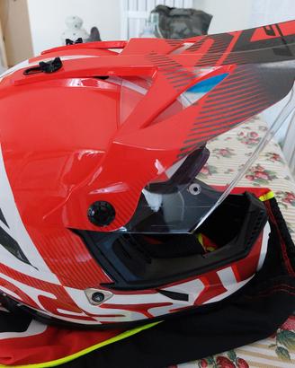 Casco moto bambino Ls2 Phioneer taglia S 