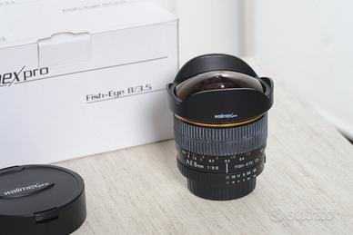 fish-eye 8mm Walimex pro per Nikon