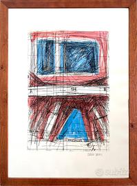 Vinicio berti tempera anni 1977