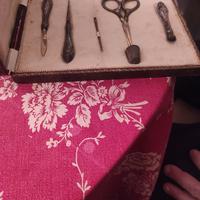 Set da cucito in argento  1800/1900