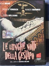 Le lunghe notti delka gestapo . Dvd Raro