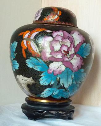 vaso cinese closonnè