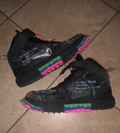 Nike af1 mid black x Off White