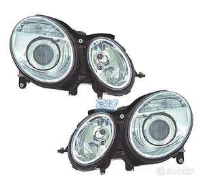 FARI PER MERCEDES CLASSE E W211 02-06 LENTE CROMAT