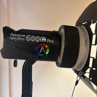 Aputure LS 600c + Fresnel