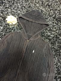 Maglione a trecce Ralph Lauren Con zip  e cappucci