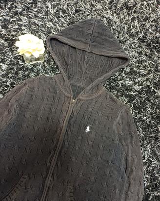 Maglione a trecce Ralph Lauren Con zip  e cappucci