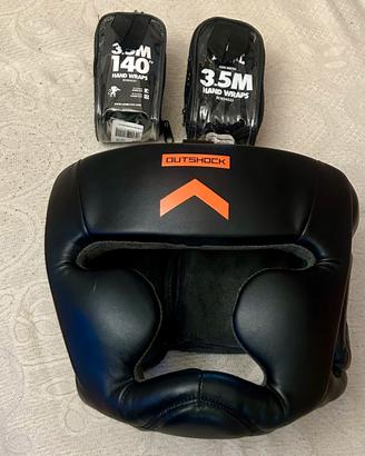 Casco Boxe e bendaggi