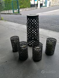Portacandele da giardino